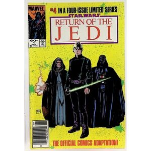 Star Wars Return of the Jedi #4 Marvel 1983 1st Nien Nunb Newsstand VF/NM